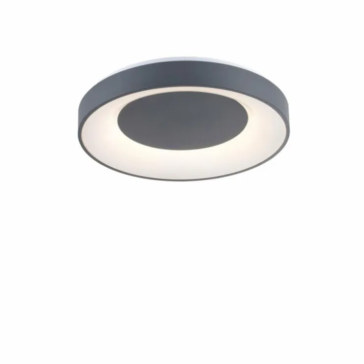 Luminaires Leuchten Direkt Éclairage Led|Plafonnier Leuchten-Direkt ANIKA LED Anthracite, 1 lumière, Télécommandes