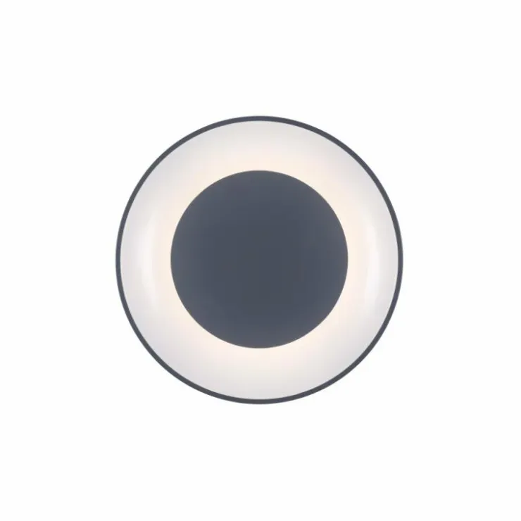 Luminaires Leuchten Direkt Éclairage Led|Plafonnier Leuchten-Direkt ANIKA LED Anthracite, 1 lumière, Télécommandes