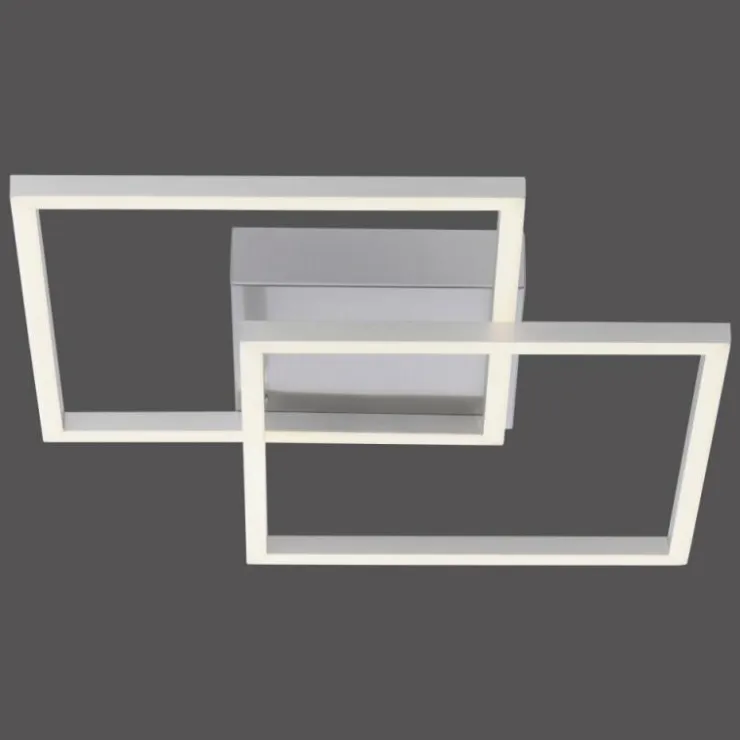 Luminaires Leuchten Direkt Éclairage Led|Plafonnier Leuchten-Direkt IVEN LED Nickel mat, 2 lumières