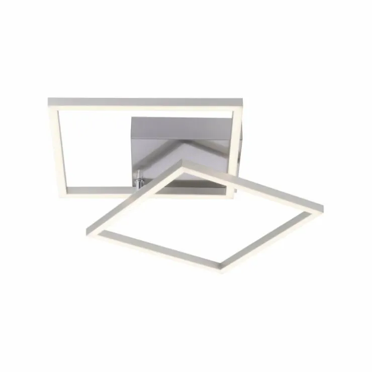 Luminaires Leuchten Direkt Éclairage Led|Plafonnier Leuchten-Direkt IVEN LED Nickel mat, 2 lumières