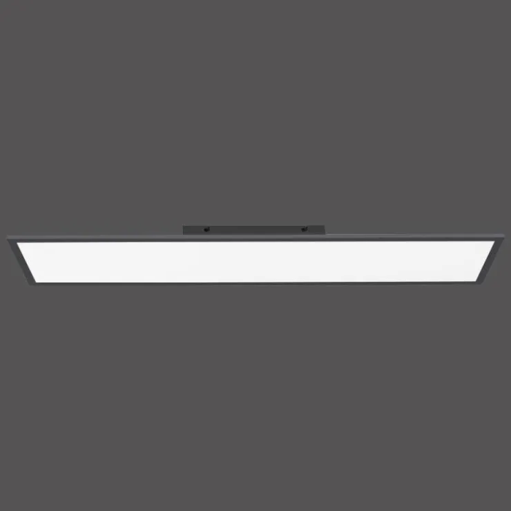 Luminaires Leuchten Direkt Éclairage Led|Plafonnier Leuchten-Direkt FLAT LED Noir, 1 lumière, Télécommandes
