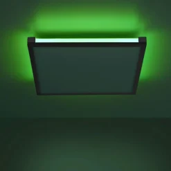 Luminaires Leuchten Direkt Éclairage Led|Plafonnier Leuchten-Direkt MARIO LED Noir, 1 lumière, Télécommandes, Changeur de couleurs