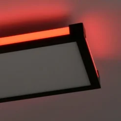 Luminaires Leuchten Direkt Éclairage Led|Plafonnier Leuchten-Direkt MARIO LED Noir, 1 lumière, Télécommandes, Changeur de couleurs