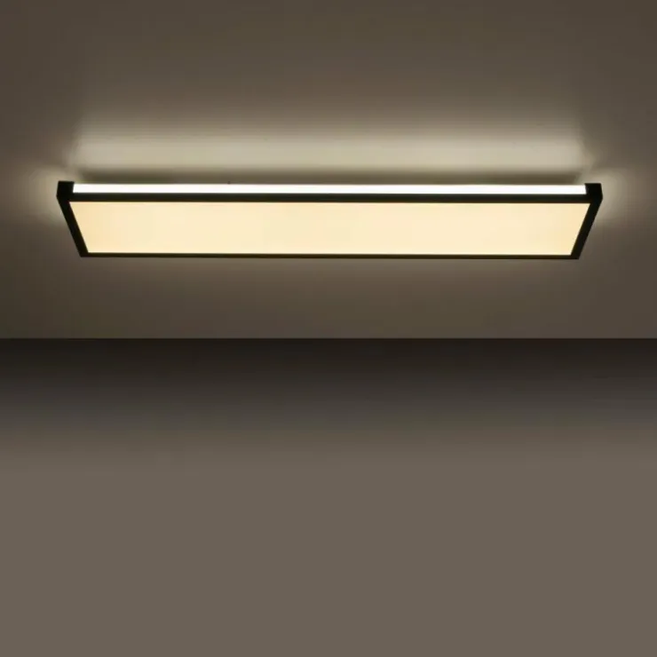Luminaires Leuchten Direkt Éclairage Led|Plafonnier Leuchten-Direkt MARIO LED Noir, 1 lumière, Télécommandes, Changeur de couleurs