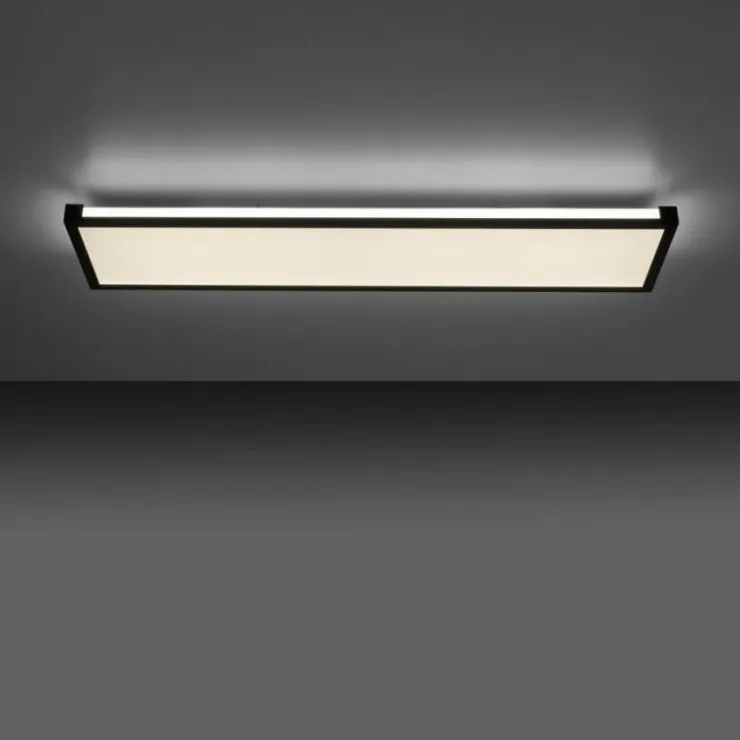 Luminaires Leuchten Direkt Éclairage Led|Plafonnier Leuchten-Direkt MARIO LED Noir, 1 lumière, Télécommandes, Changeur de couleurs