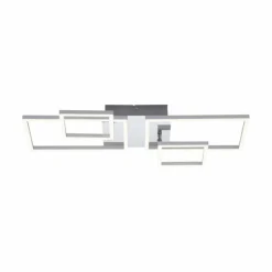 Luminaires Leuchten Direkt Éclairage Led|Plafonnier Leuchten-Direkt IVEN LED Acier brossé, 2 lumières