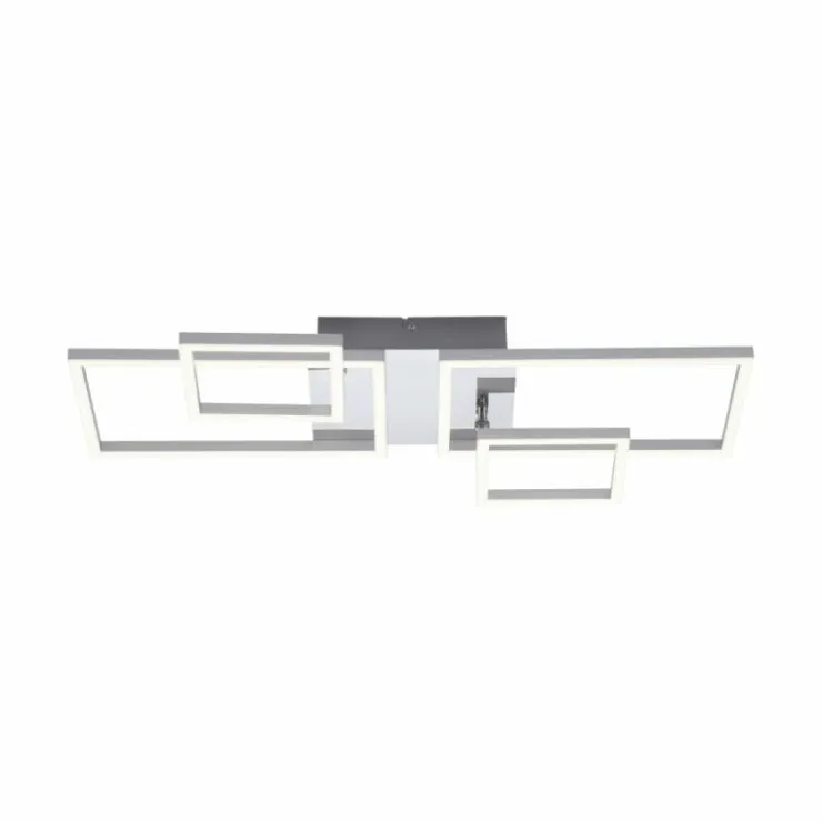 Luminaires Leuchten Direkt Éclairage Led|Plafonnier Leuchten-Direkt IVEN LED Acier brossé, 2 lumières