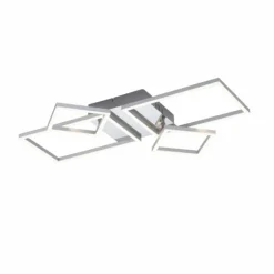 Luminaires Leuchten Direkt Éclairage Led|Plafonnier Leuchten-Direkt IVEN LED Acier brossé, 2 lumières