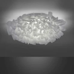 Plafonnier Leuchten-Direkt LOLAsmart-NAOMI LED Blanc, 1 lumière, Télécommandes, Changeur de couleurs