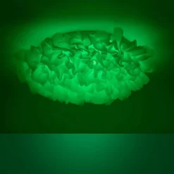 Plafonnier Leuchten-Direkt LOLAsmart-NAOMI LED Blanc, 1 lumière, Télécommandes, Changeur de couleurs