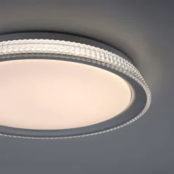 Luminaires Leuchten Direkt Éclairage Led|Plafonnier Leuchten-Direkt KARI LED Argenté, 1 lumière