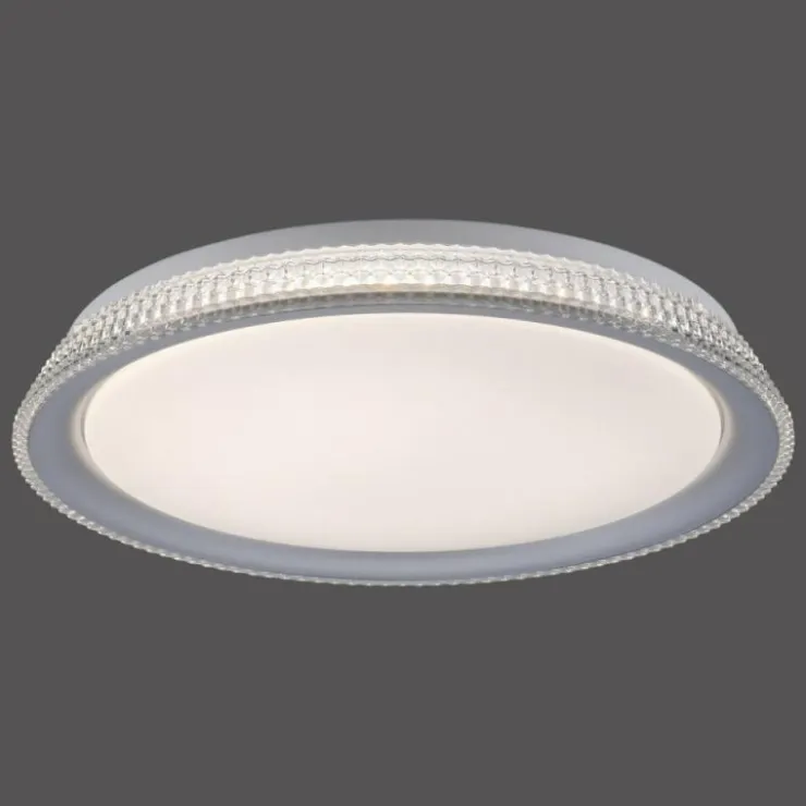 Luminaires Leuchten Direkt Éclairage Led|Plafonnier Leuchten-Direkt KARI LED Argenté, 1 lumière