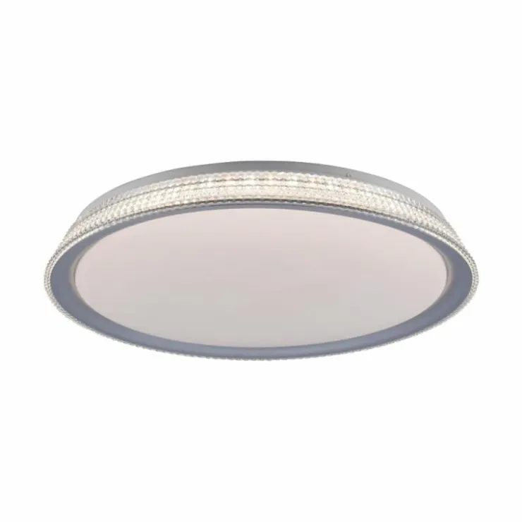 Luminaires Leuchten Direkt Éclairage Led|Plafonnier Leuchten-Direkt KARI LED Argenté, 1 lumière