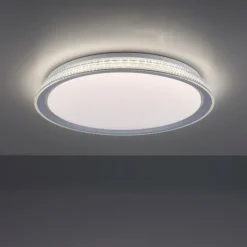 Luminaires Leuchten Direkt Éclairage Led|Plafonnier Leuchten-Direkt KARI LED Argenté, 1 lumière
