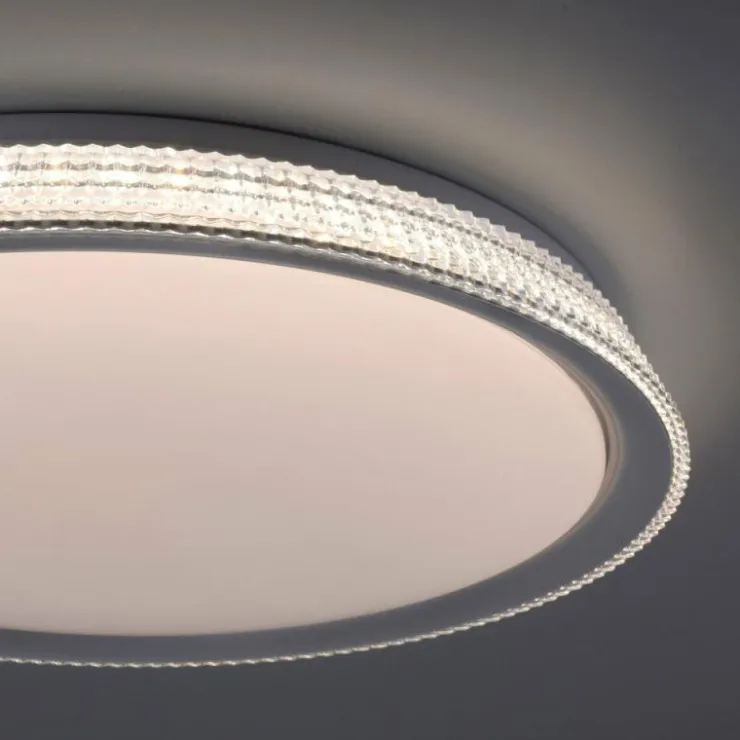 Luminaires Leuchten Direkt Éclairage Led|Plafonnier Leuchten-Direkt KARI LED Argenté, 1 lumière