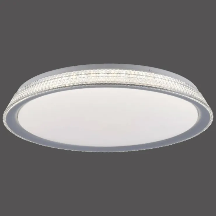 Luminaires Leuchten Direkt Éclairage Led|Plafonnier Leuchten-Direkt KARI LED Argenté, 1 lumière