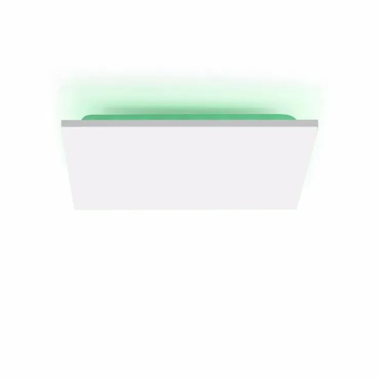 Luminaires Leuchten Direkt Éclairage Led|Plafonnier Leuchten-Direkt GUSTAV LED Blanc, 1 lumière, Télécommandes, Changeur de couleurs