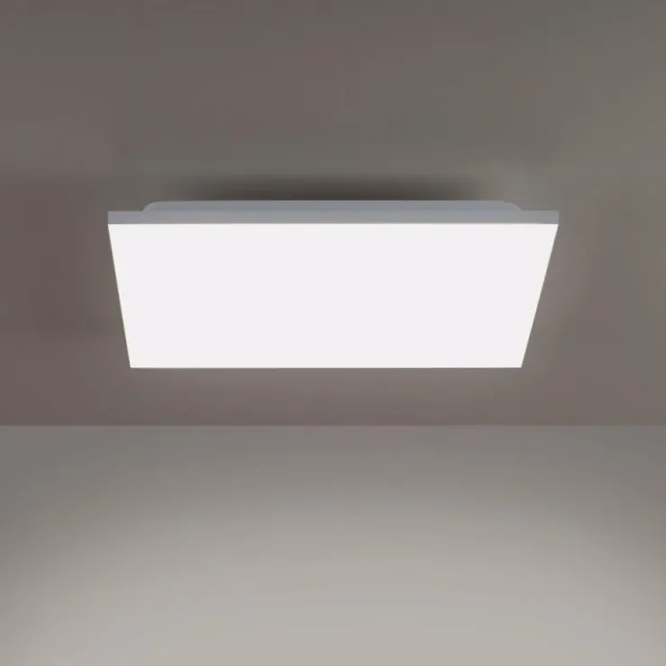 Luminaires Leuchten Direkt Éclairage Led|Plafonnier Leuchten-Direkt GUSTAV LED Blanc, 1 lumière, Télécommandes, Changeur de couleurs