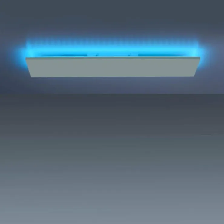 Luminaires Leuchten Direkt Éclairage Led|Plafonnier Leuchten-Direkt GUSTAV LED Blanc, 1 lumière, Télécommandes, Changeur de couleurs