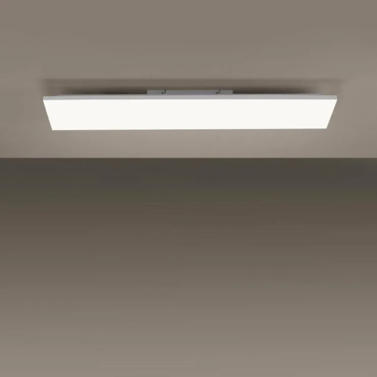 Luminaires Leuchten Direkt Éclairage Led|Plafonnier Leuchten-Direkt GUSTAV LED Blanc, 1 lumière, Télécommandes, Changeur de couleurs