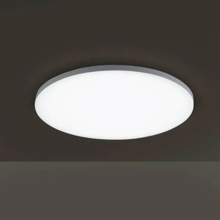 Luminaires Leuchten Direkt Éclairage Led|Plafonnier Leuchten-Direkt GUSTAV LED Blanc, 1 lumière, Télécommandes, Changeur de couleurs