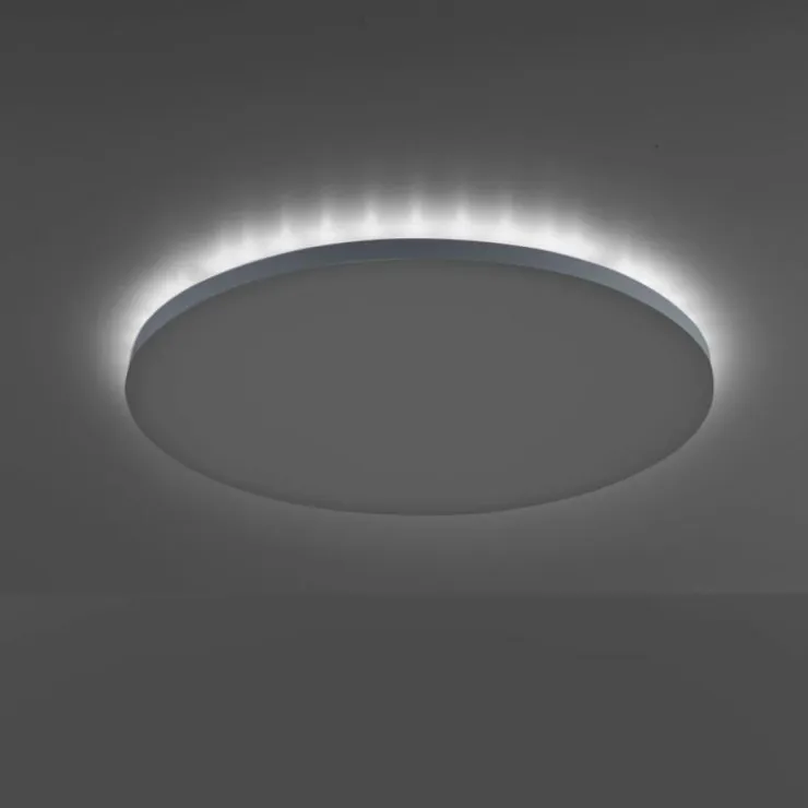 Luminaires Leuchten Direkt Éclairage Led|Plafonnier Leuchten-Direkt GUSTAV LED Blanc, 1 lumière, Télécommandes, Changeur de couleurs