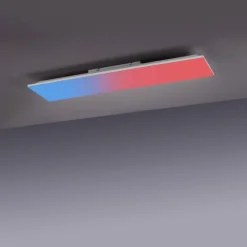 Luminaires Leuchten Direkt Éclairage Led|Plafonnier Leuchten-Direkt YUKON LED Blanc, 1 lumière, Télécommandes, Changeur de couleurs