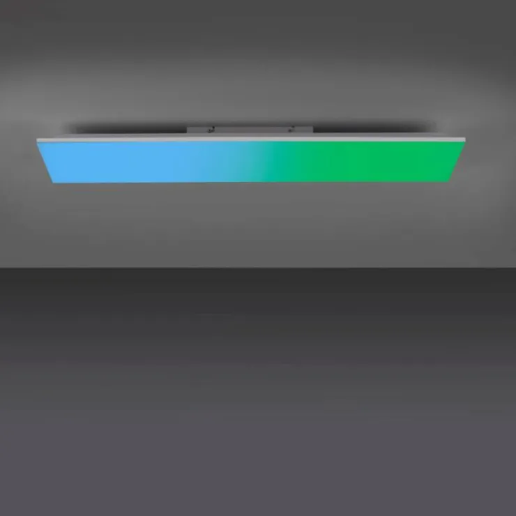Luminaires Leuchten Direkt Éclairage Led|Plafonnier Leuchten-Direkt YUKON LED Blanc, 1 lumière, Télécommandes, Changeur de couleurs