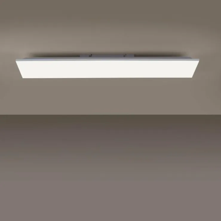 Luminaires Leuchten Direkt Éclairage Led|Plafonnier Leuchten-Direkt YUKON LED Blanc, 1 lumière, Télécommandes, Changeur de couleurs