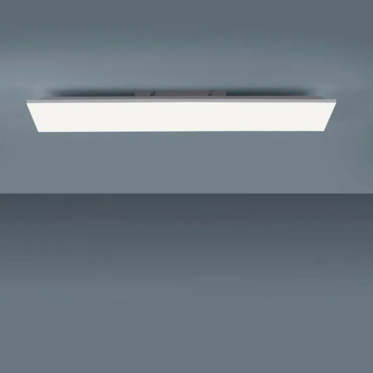 Luminaires Leuchten Direkt Éclairage Led|Plafonnier Leuchten-Direkt YUKON LED Blanc, 1 lumière, Télécommandes, Changeur de couleurs