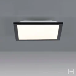 Luminaires Leuchten Direkt Éclairage Led|Plafonnier Leuchten-Direkt FLAT LED Noir, 1 lumière