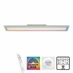 Luminaires Leuchten Direkt Éclairage Led|Plafonnier Leuchten-Direkt EDGING LED Blanc, 1 lumière, Télécommandes