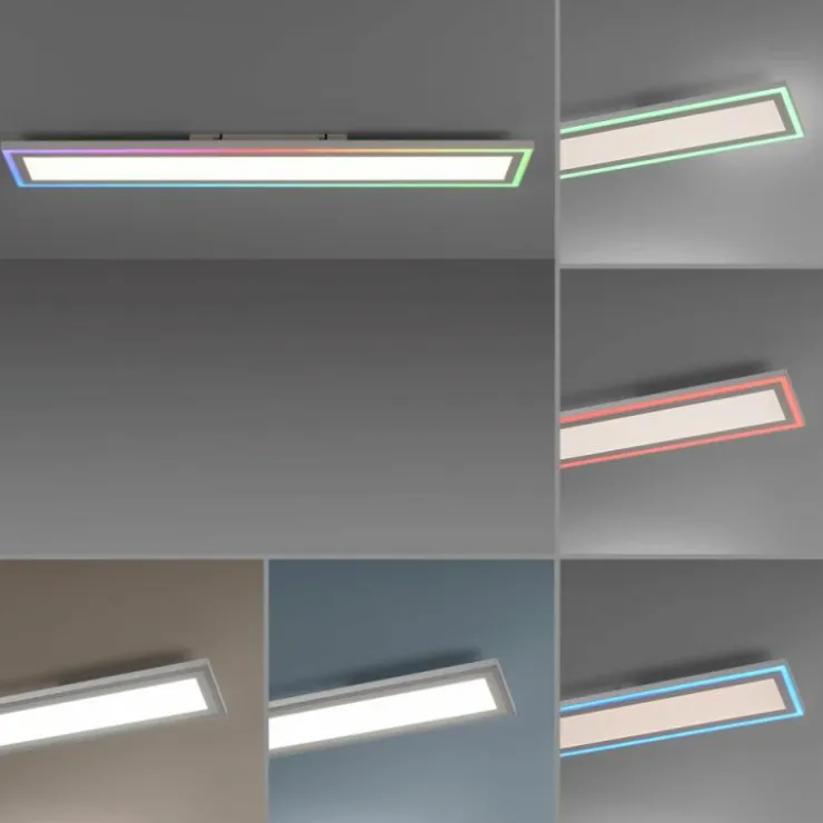 Luminaires Leuchten Direkt Éclairage Led|Plafonnier Leuchten-Direkt EDGING LED Blanc, 1 lumière, Télécommandes