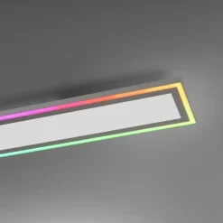 Luminaires Leuchten Direkt Éclairage Led|Plafonnier Leuchten-Direkt EDGING LED Blanc, 1 lumière, Télécommandes