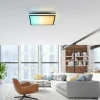 Luminaires Leuchten Direkt Éclairage Led|Plafonnier Leuchten-Direkt MARIO BLACK LED Noir, 1 lumière, Télécommandes, Changeur de couleurs