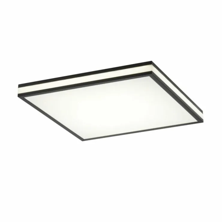 Luminaires Leuchten Direkt Éclairage Led|Plafonnier Leuchten-Direkt MARIO BLACK LED Noir, 1 lumière, Télécommandes, Changeur de couleurs