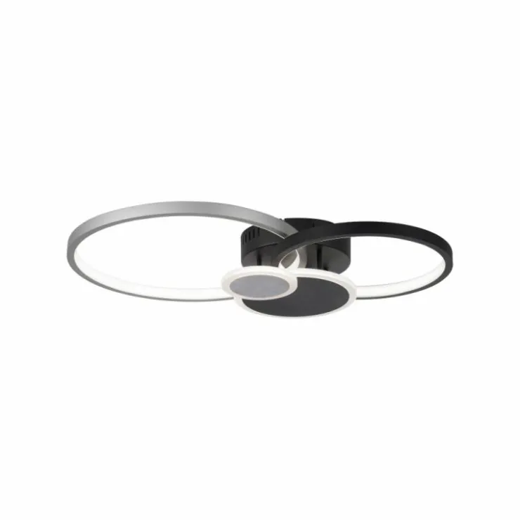 Luminaires Leuchten Direkt Éclairage Led|Plafonnier Leuchten-Direkt PAPILON LED Noir, 1 lumière