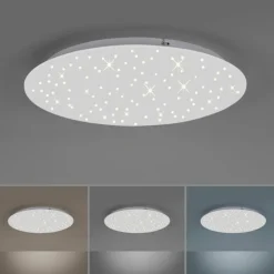 Luminaires Leuchten Direkt Éclairage Led|Plafonnier Leuchten-Direkt SPARKLE LED Blanc, 1 lumière, Télécommandes