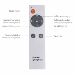 Luminaires Leuchten Direkt Éclairage Led|Plafonnier Leuchten-Direkt SPARKLE LED Blanc, 1 lumière, Télécommandes