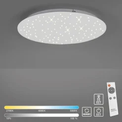 Luminaires Leuchten Direkt Éclairage Led|Plafonnier Leuchten-Direkt SPARKLE LED Blanc, 1 lumière, Télécommandes
