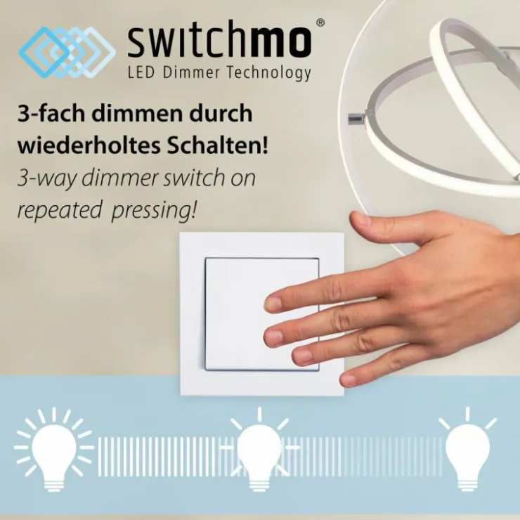 Luminaires Leuchten Direkt Éclairage Led|Plafonnier Leuchten-Direkt IVEN LED Noir, 1 lumière, Télécommandes