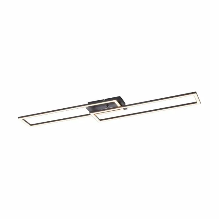 Luminaires Leuchten Direkt Éclairage Led|Plafonnier Leuchten-Direkt IVEN LED Noir, 1 lumière, Télécommandes
