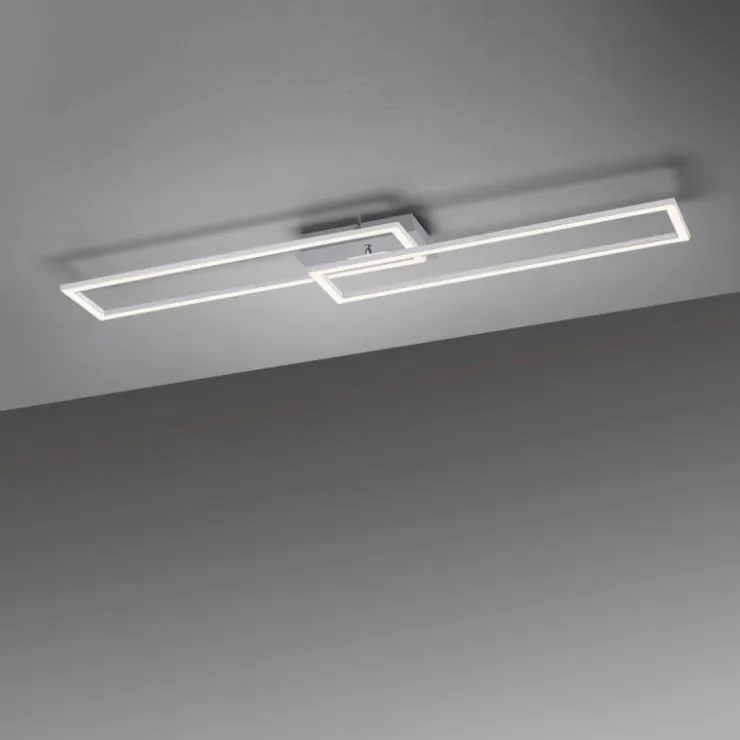 Luminaires Leuchten Direkt Éclairage Led|Plafonnier Leuchten-Direkt IVEN LED Acier brossé, 1 lumière