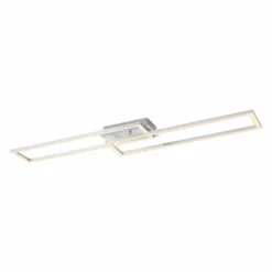 Luminaires Leuchten Direkt Éclairage Led|Plafonnier Leuchten-Direkt IVEN LED Acier brossé, 1 lumière