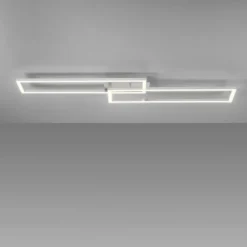 Luminaires Leuchten Direkt Éclairage Led|Plafonnier Leuchten-Direkt IVEN LED Acier brossé, 1 lumière