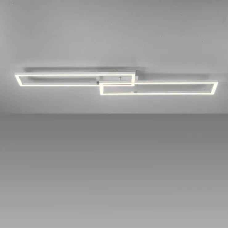 Luminaires Leuchten Direkt Éclairage Led|Plafonnier Leuchten-Direkt IVEN LED Acier brossé, 1 lumière