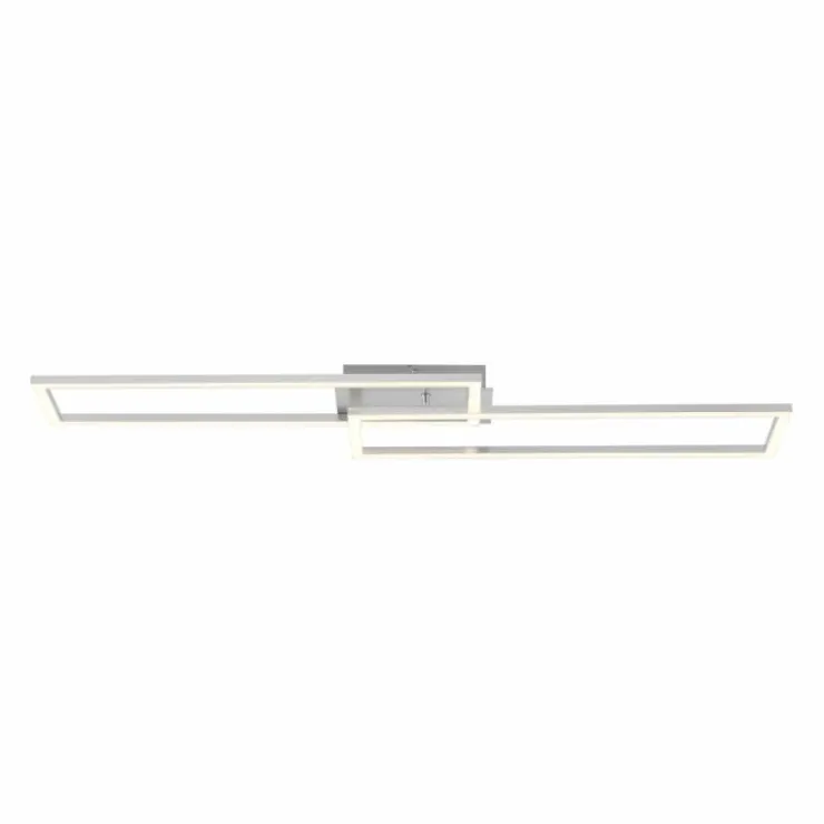Luminaires Leuchten Direkt Éclairage Led|Plafonnier Leuchten-Direkt IVEN LED Acier brossé, 1 lumière