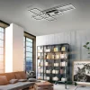 Luminaires Leuchten Direkt Éclairage Led|Plafonnier Leuchten-Direkt ASMIN LED Noir, 1 lumière, Télécommandes