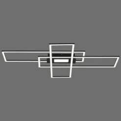 Luminaires Leuchten Direkt Éclairage Led|Plafonnier Leuchten-Direkt ASMIN LED Noir, 1 lumière, Télécommandes