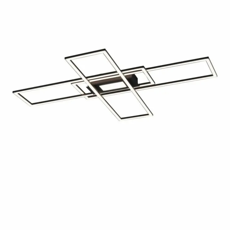 Luminaires Leuchten Direkt Éclairage Led|Plafonnier Leuchten-Direkt ASMIN LED Noir, 1 lumière, Télécommandes